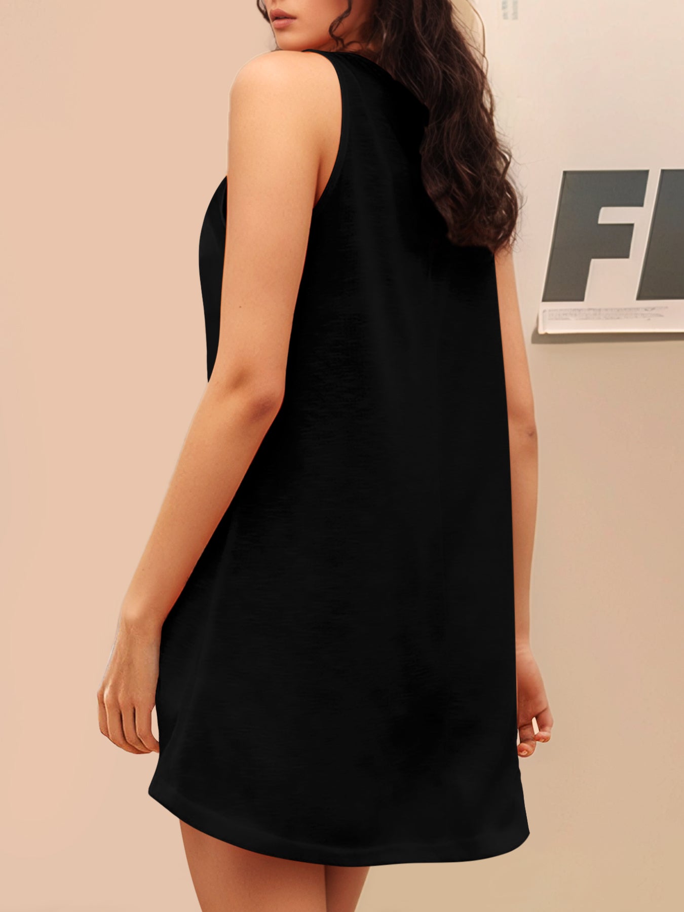 Women's Graphic Tank Dress, USA 250th. Graphic Customize Sleeveless Casual Summer Dress