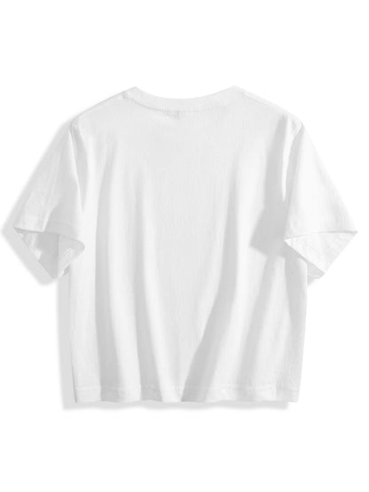 180g Pure Cotton Women's Patriotic "Veteran Honor" Graphic T-Shirt,  Casual Cotton Tee for Daily Wear