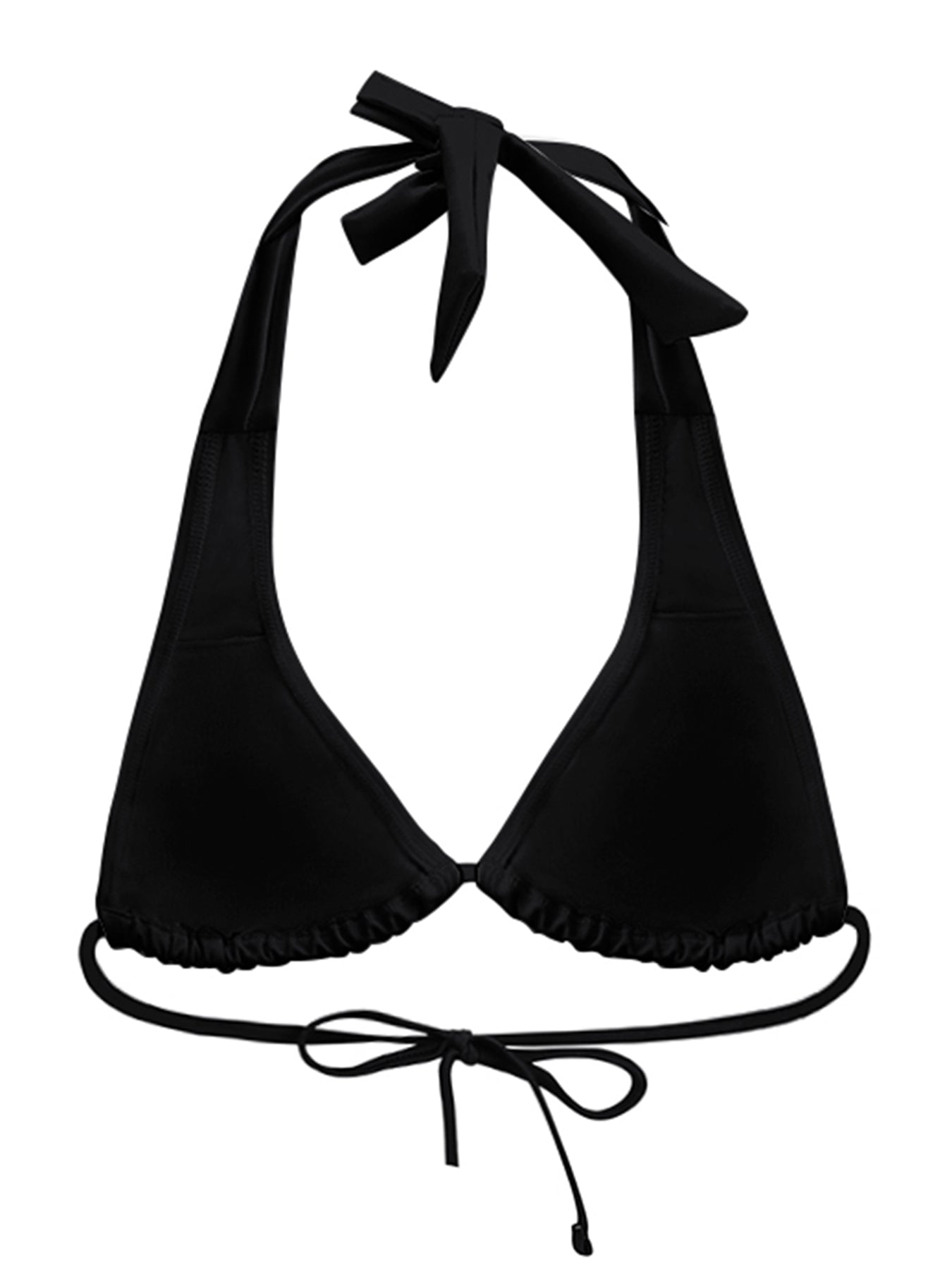 Custom Print Halter Bikini Top Women, Adjustable Halter Swim Top,Patterned Bathing Suit Top
