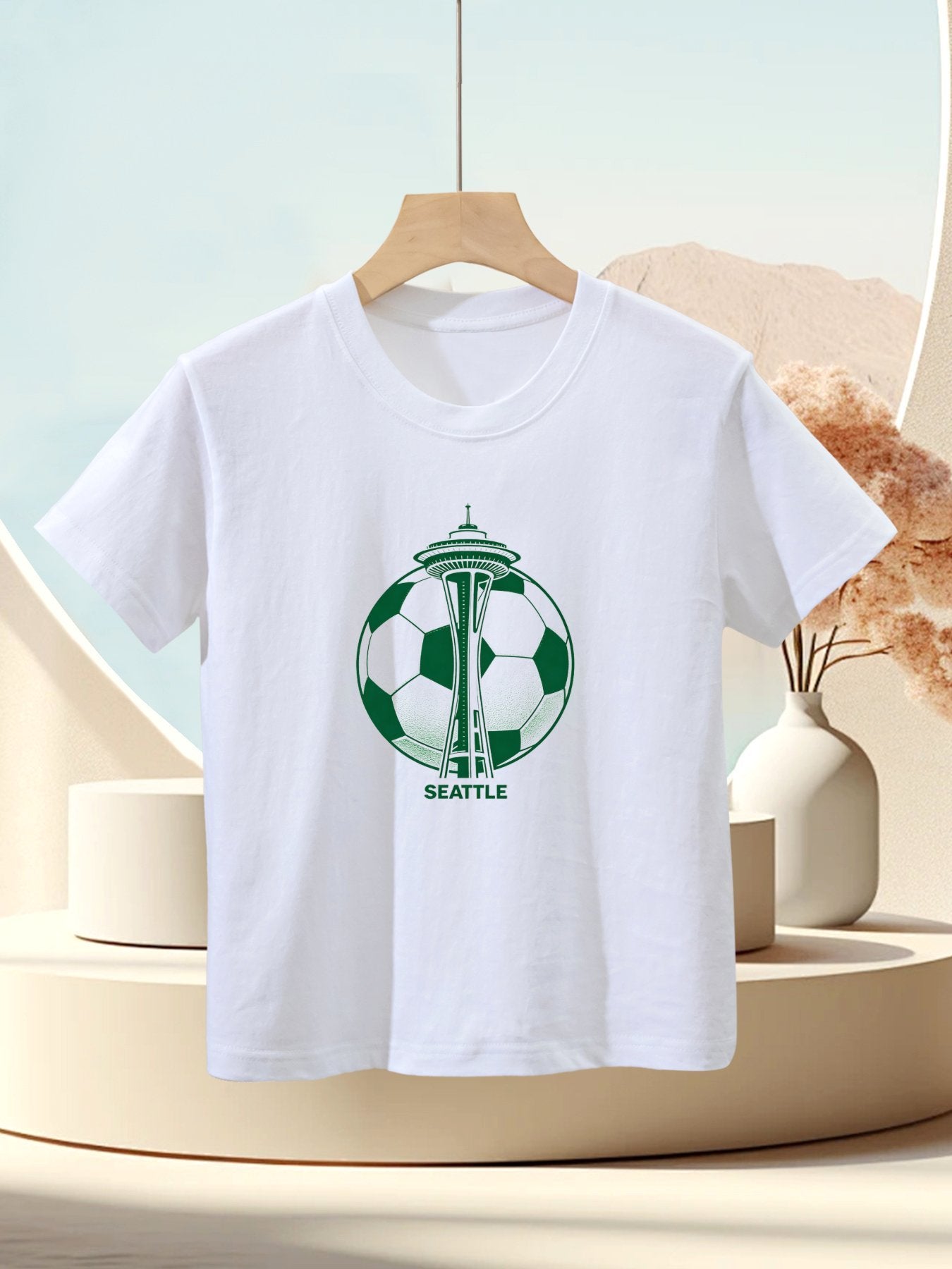 WorldCup City Youth Fun Print T-Shirt, Soft Cotton Daily Wear Top for Teenagers