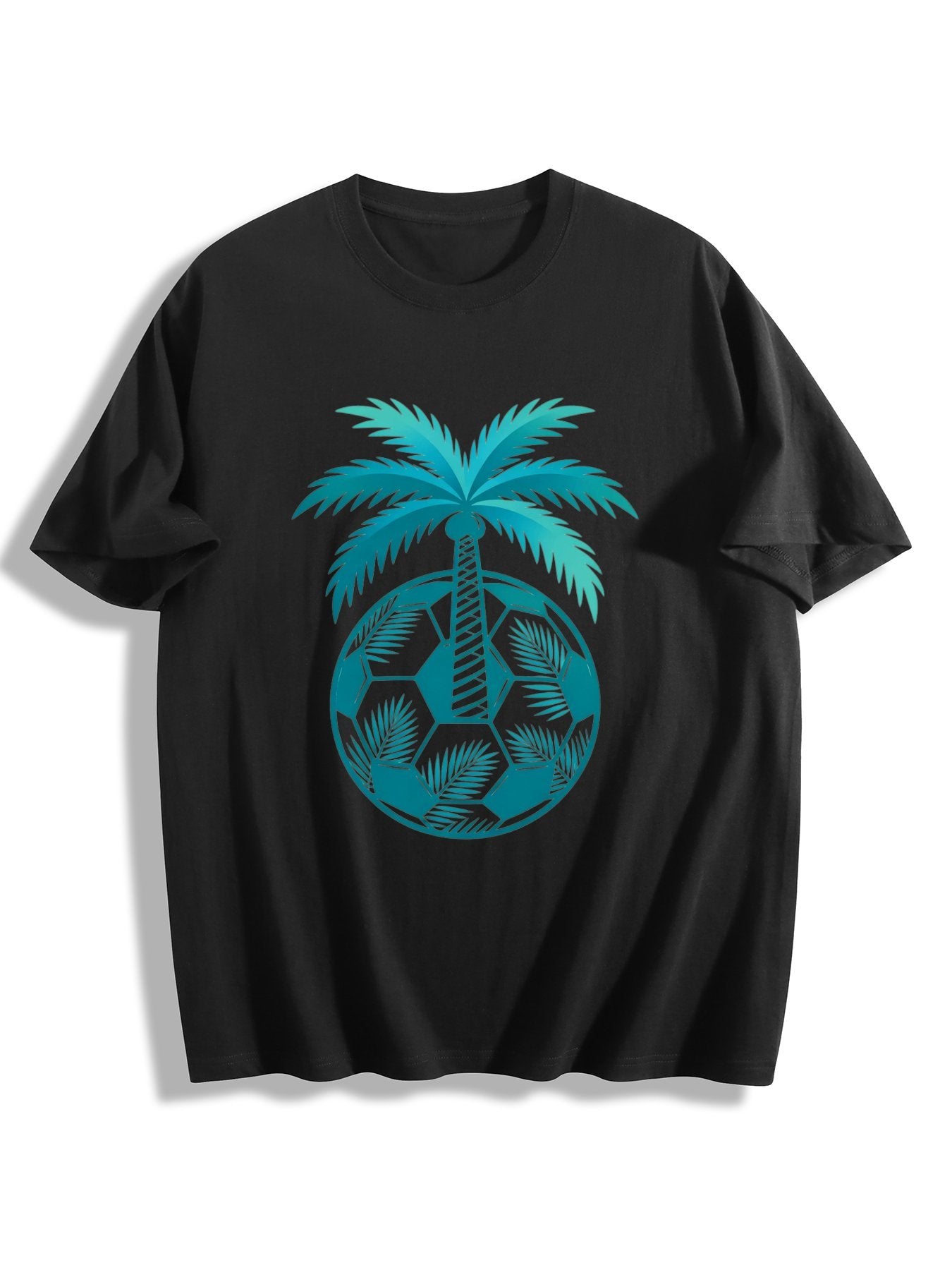 180g Pure Cotton Women's Vintage Soccer Graphic T-Shirt, Seattle Sports Fan Casual Top