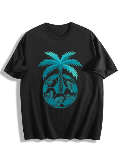 180g Pure Cotton Women's Vintage Soccer Graphic T-Shirt, Seattle Sports Fan Casual Top