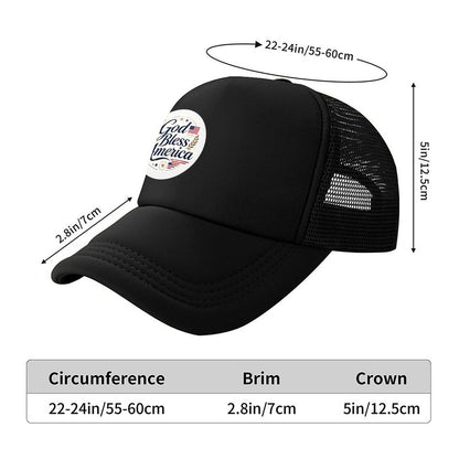 Custom Logo Breathable Mesh Baseball Cap Adjustable Snapback Hat for Men Daily Use